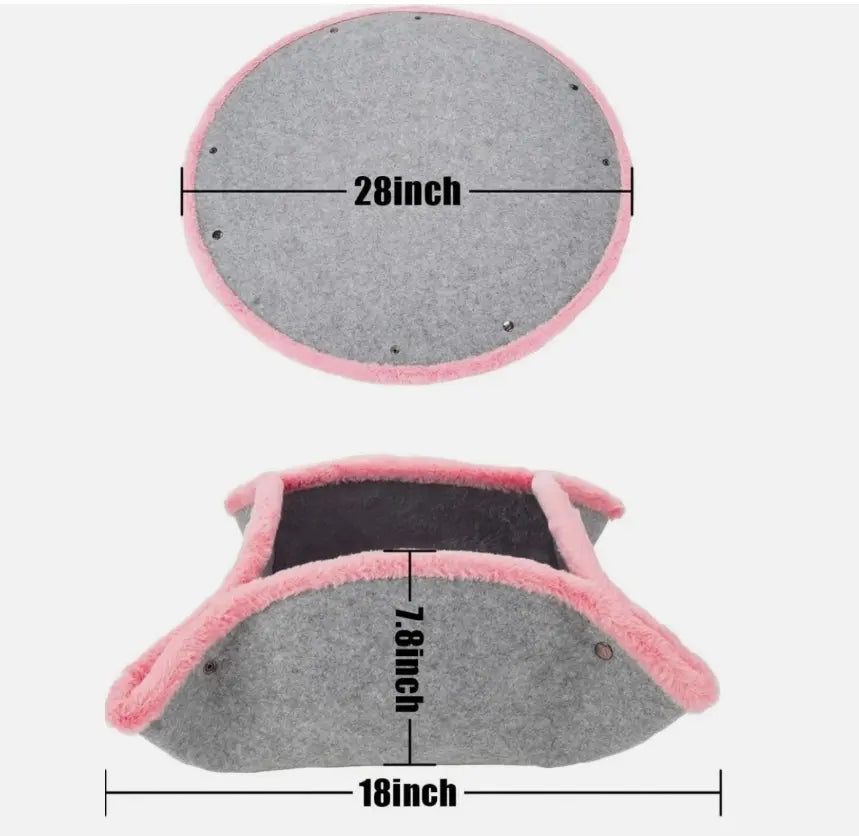 Cat Bed Creative Transformable Cat Cave Cat Mat for Indoor Cat Tent Cat Hut