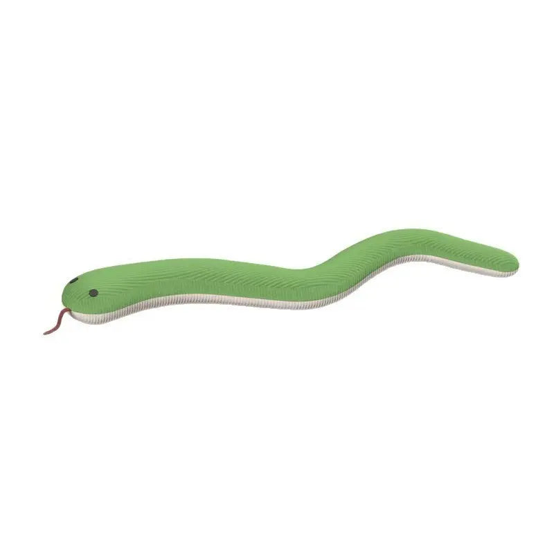 Pet Toy Small Snake Dog Chew Toy, Durable Plush Squeaky Paper Cat Toy, Self-Entertaining Stress Relief Pet Supplies