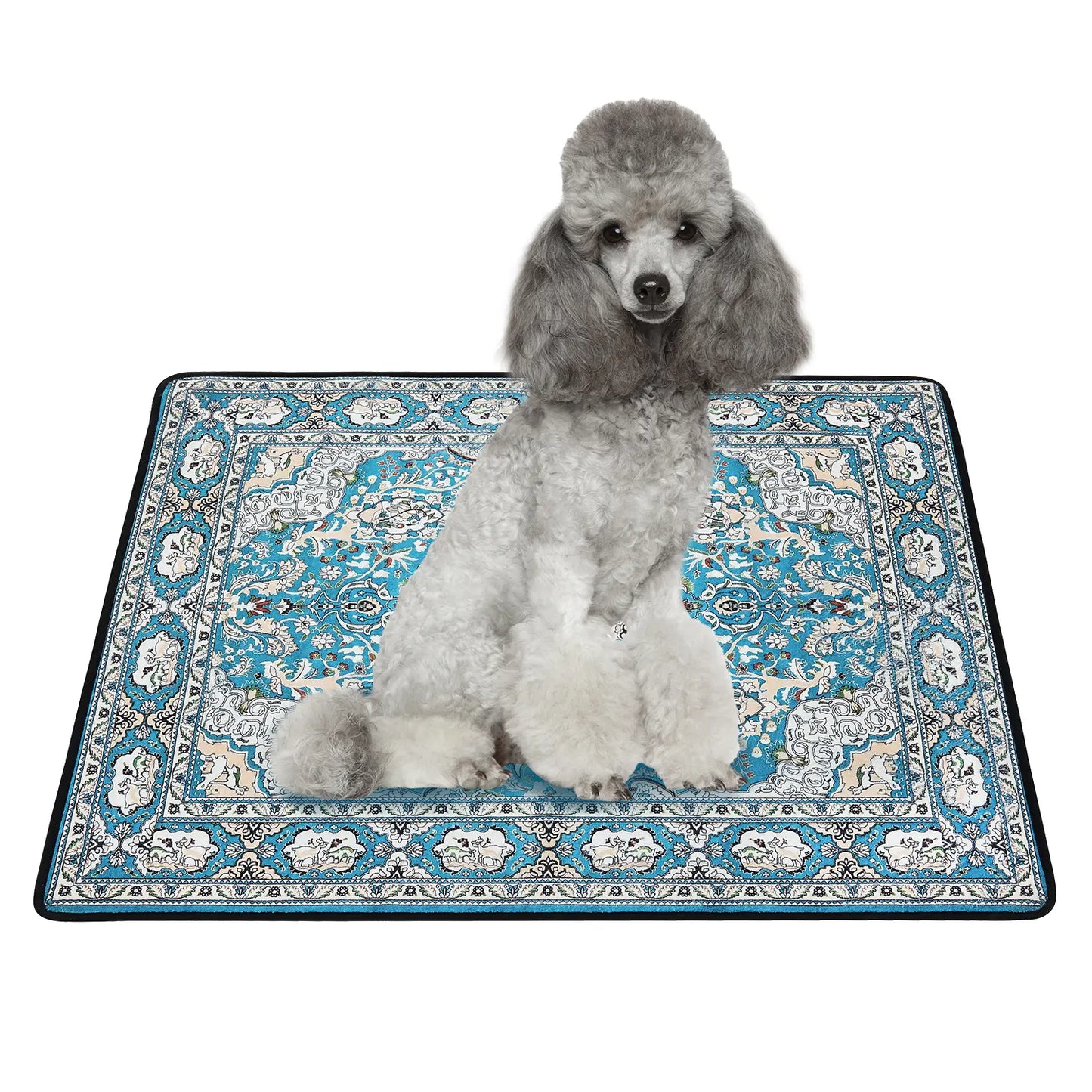 Qeils 36"X41" Washable Puppy Pee Pads | Super Absorbent, Waterproof & Reusable Non-Slip Training Mat for Floor/Crate Pet Supplies Poodle Dogs