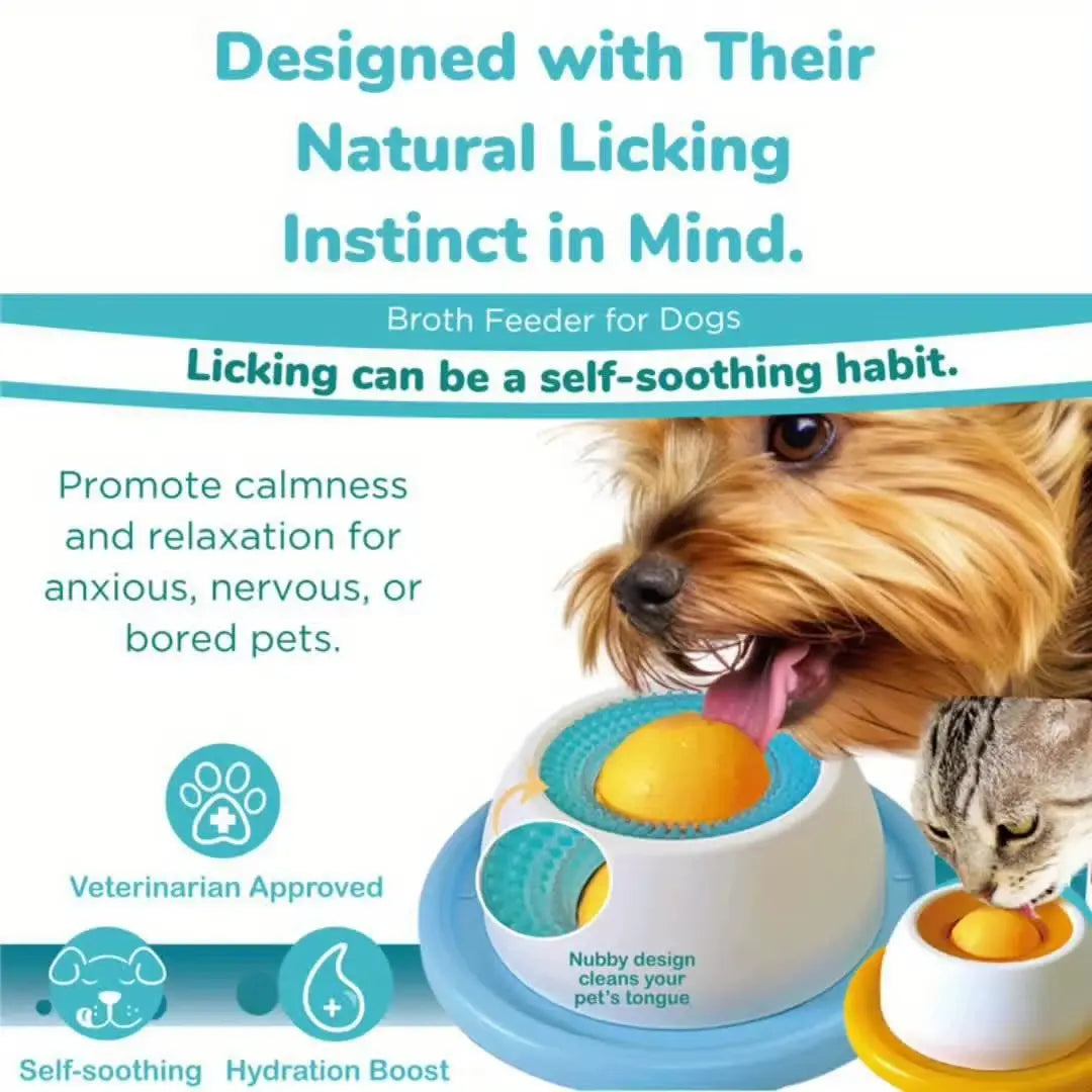Interactive Dog Licking Toy and Slow Feeder, Puppy Training Puzzle Toy, Cat Cage Feeding Accessory, Fun and Engaging Pet Toy
