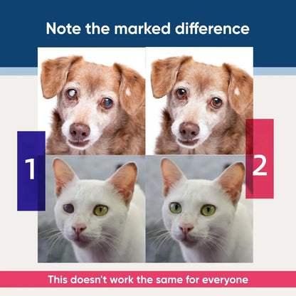 Dog Eye Drops & Eye Infection Treatment for Dogs and Cats – Soothe Infection & Allergy, Relieve Dry Eyes & Pink Eye, Pet Tear Stain Wash & Cleaner - Kitten Eye Drops for Discharge, Eye Rinse & Flush