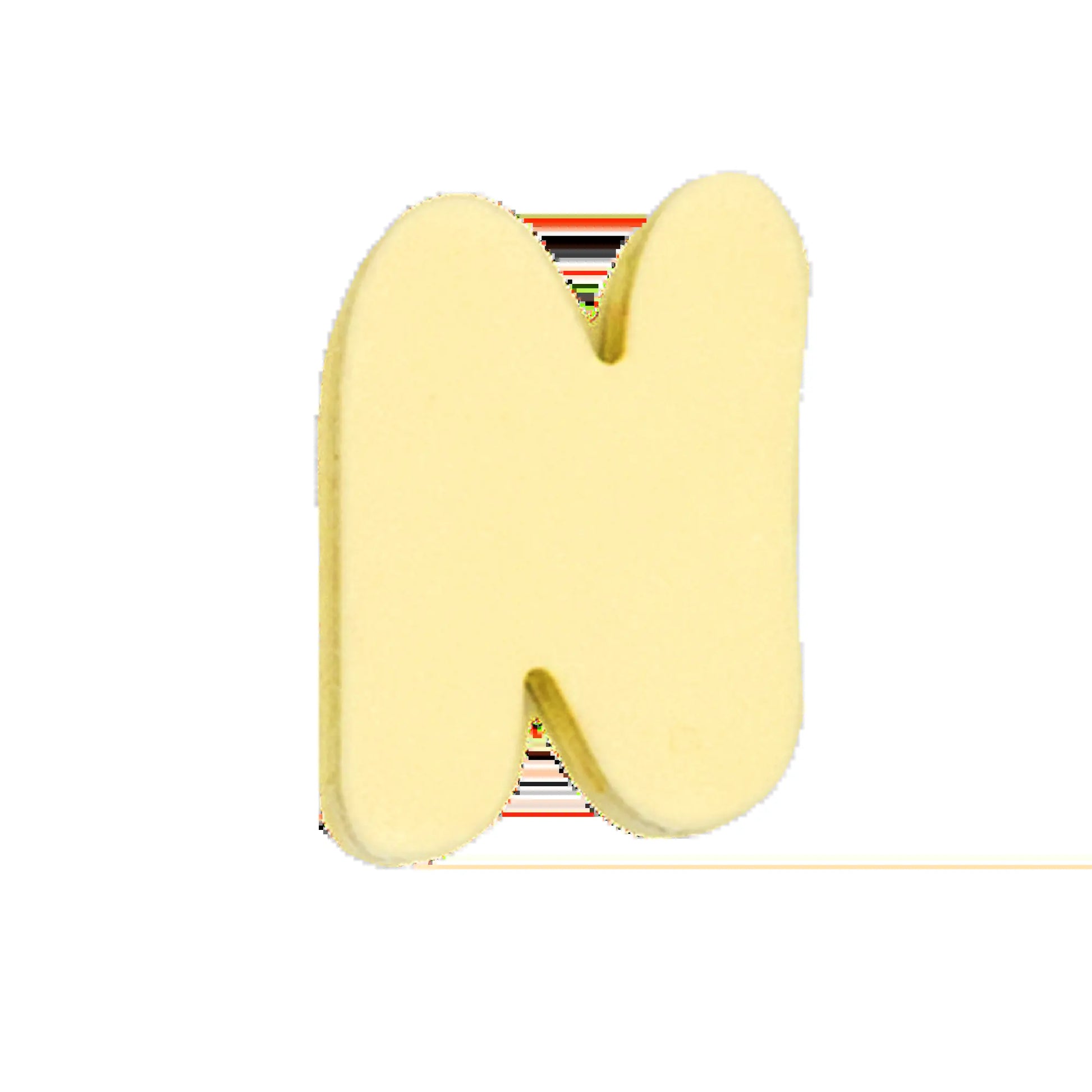 Silicone Dog Charms | Letters & Symbols for Personalized Dog Collars and Leashes - Butter Yellow