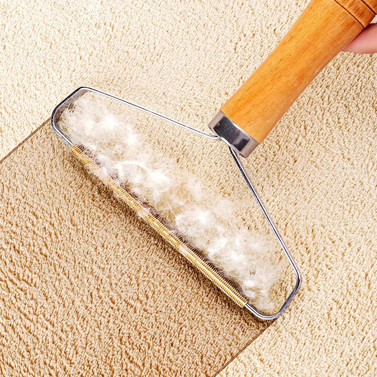 Pet Hair Removal Brush, Double-Sided Clothes Cleaning Brush, Furniture Cleaning Brush, Household Scraper for Carpets Blanket Felt Mat Pet Bed & Rug, Valentine'S Day Gift