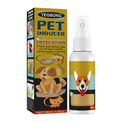 Pet Defecation Inducer Cat and Dog Toilet Supplies Toilet Training Systemlitter Pellets, Spray, Litter Tray, Litter Box, Removal