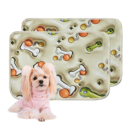 Qeils 36"X41" Washable Puppy Pee Pads | Super Absorbent, Waterproof & Reusable Non-Slip Training Mat for Floor/Crate Pet Supplies Poodle Dogs