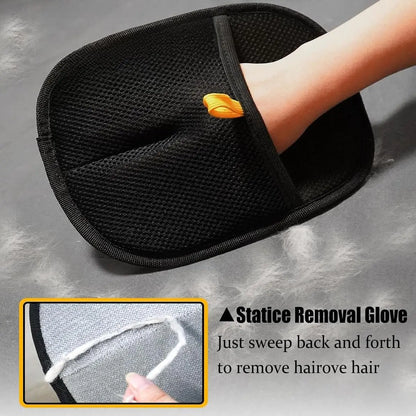 2026 Pet Double Sided Grooming Glove Reusable, Electrostatic Pet Hair Remover Gloves for Dog & Cat, Versatile Grooming Gloves for Washing, Deshedding, Grooming for Couch, Furniture, Carpet, Car Seat