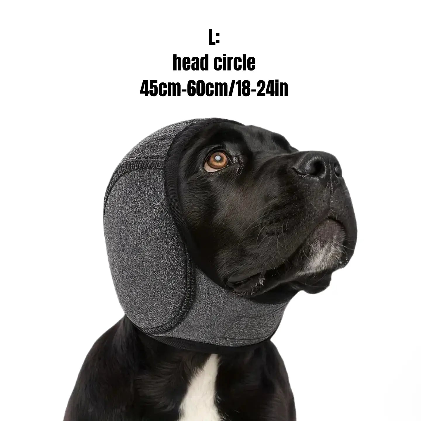 2Pcs / 1Pc Dog Ear Protector Earmuffs Bandana for Noise Reduction and Hearing Protection Adjustable Head Fixation Design Breathable Soft Material Suitable for Swimming Beach