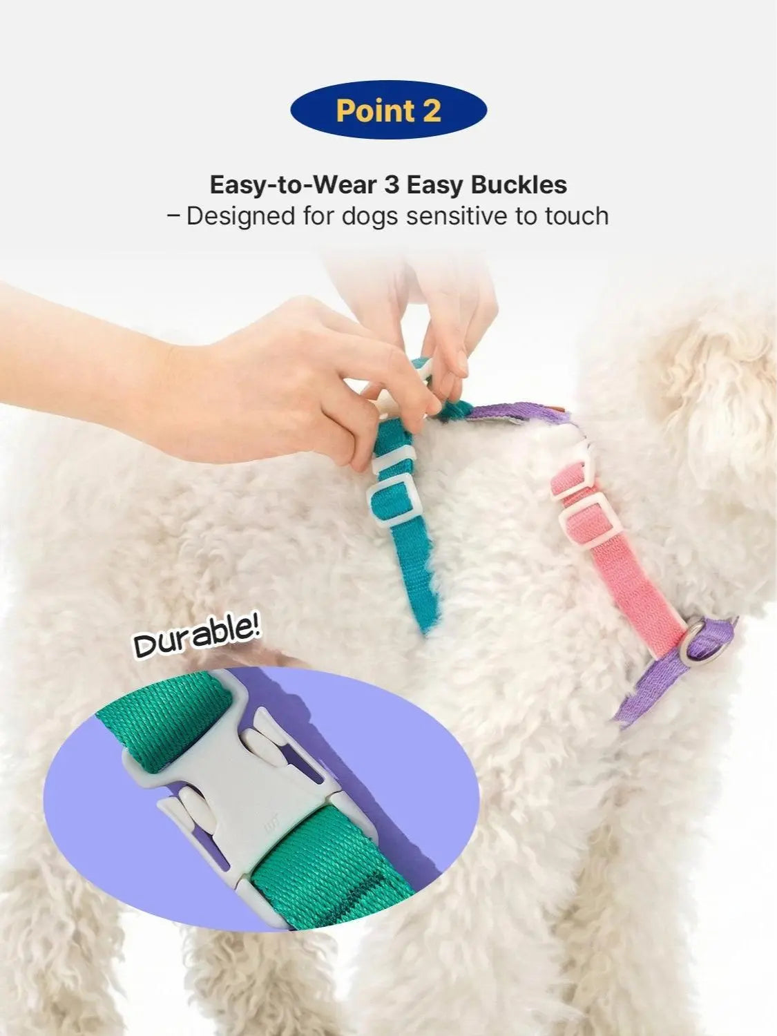 PETHROOM X Wiggle Wiggle Backpack Harness & Leash Set for Dogs - Wiggle Bear