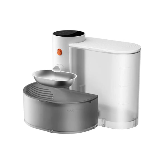 Smart Self-Refill Pet Water Fountain, Stainless Steel Bowl, 2025 New Arrival,Automatic Pet Water Dispenser, Pet Feeding Supplies for Small Dogs&Cats, Kitten Drinking Fountain, Dog&Cat Accessories, Cat Stuff, Petlife., Automatic Dispenser,Summervibes