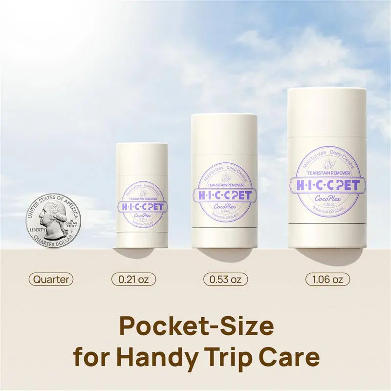 HICC PET Tear Stain Eye Balm Butter for Dogs - Coconut Oil Infused Grooming Product with Stain Lift, Cleaner, Removal, Hydrating Care to Cleanse, Soothe Surrounding Area for Brighter Look,#Summervibes #Petlover