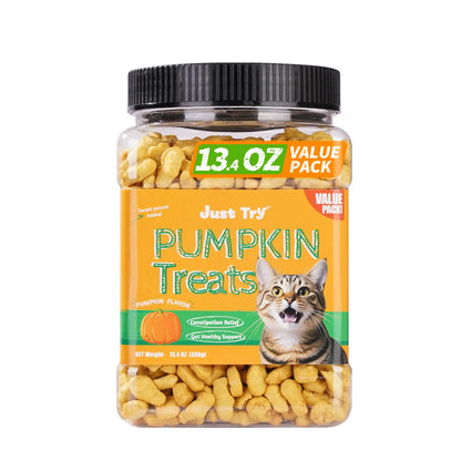 【Petlovers】Just TRY 13.4 OZ Cat Grass Treats Natural Salmon Flavor Healthy Cat Snacks Training Biscuits Catnip for Cats Dental and Hairball Control Treats Remedy Chews#Summervibes#Petlovers