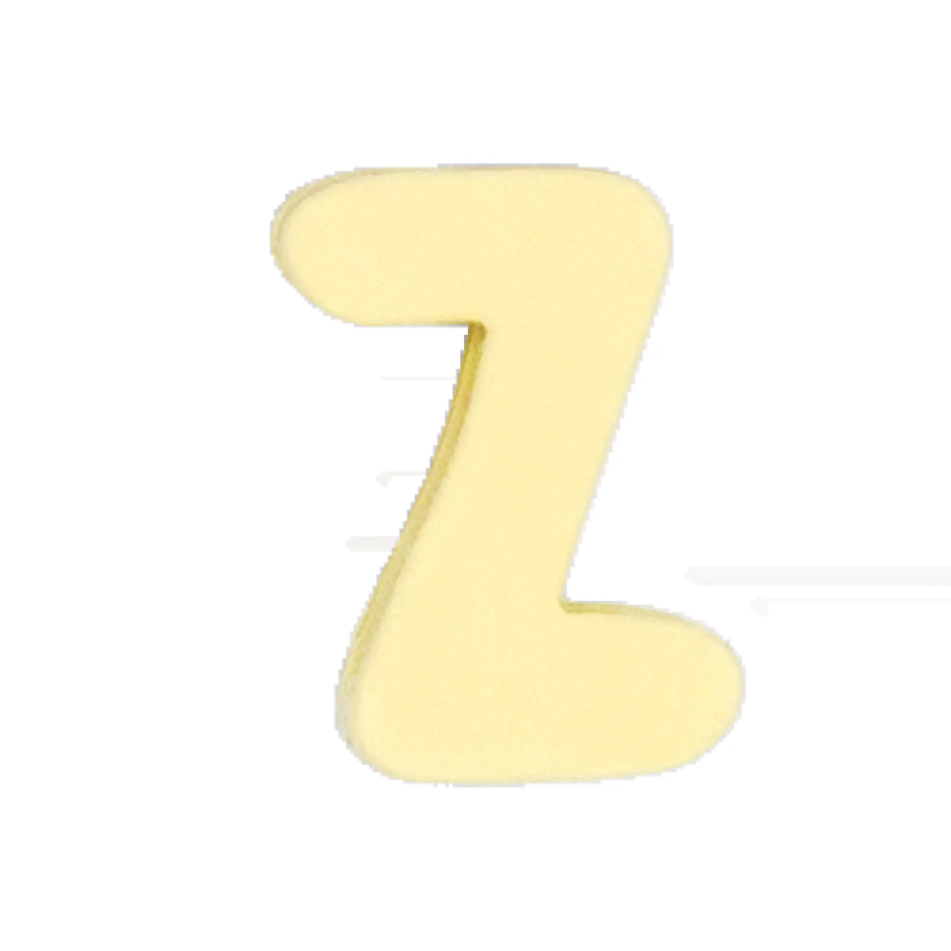 Silicone Dog Charms | Letters & Symbols for Personalized Dog Collars and Leashes - Butter Yellow