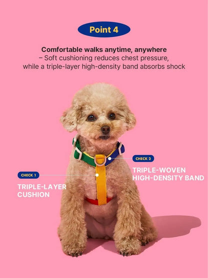 PETHROOM X Wiggle Wiggle Backpack Harness & Leash Set for Dogs - Wiggle Bear