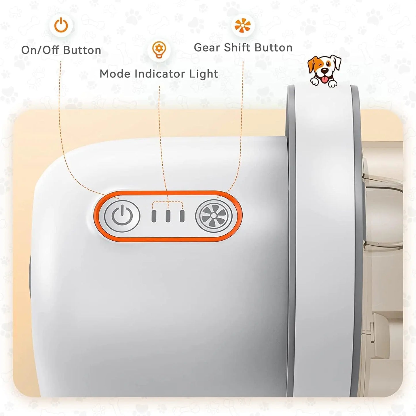【Limitedtimeflashsale】Afloia Dog Grooming Kit, Pet Grooming Vacuum & Dog Clippers & Dog Brush for Shedding with Vacuum Grooming Tools, Low Noise Dog Vacuum Hair Remover Pet Grooming Supplies Paw Trimmer