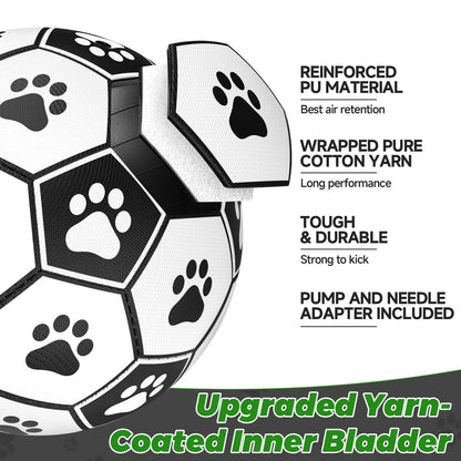 Herding Dogs Balls Durable Dog Soccer Ball with 9 Grab Tabs for Outdoor & Water Play, Perfect Gift for Pets #GLOBAL PICKS
