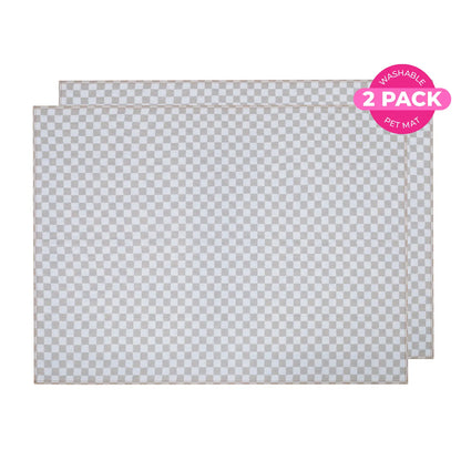 Lovewag Washable Dog Pads Pack of 2, Eco-Friendly and Leak-Proof Design, Multi Design Option: Caramel Creme, Willow Weave, Honey Harvest, Grey Drift , 16" X 24" & 36" X 48"& 24.5" X 24.5"
