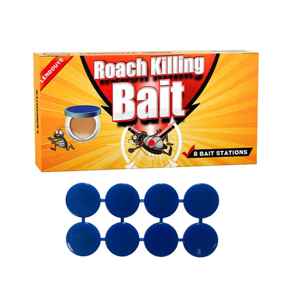 LENDOUYE Roach Killer Indoor Infestation,Roach Repellent,Roach Traps Indoor,Roach Killer,Roach Bait Station,Roach Killer Gel for American, German and Other Major Cockroach Species Cockroach Bait TF1