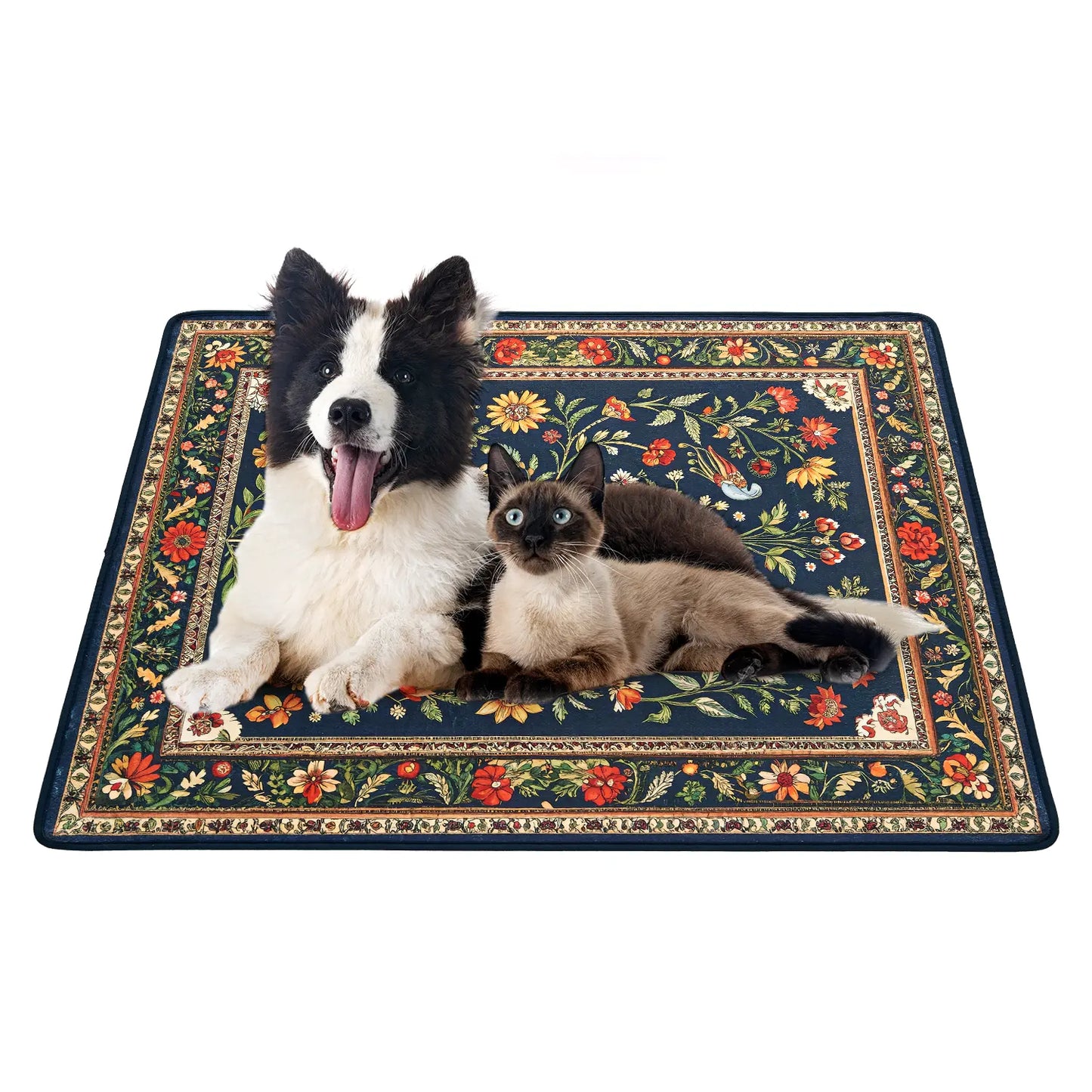 Qeils 36"X41" Washable Puppy Pee Pads | Super Absorbent, Waterproof & Reusable Non-Slip Training Mat for Floor/Crate Pet Supplies Poodle Dogs