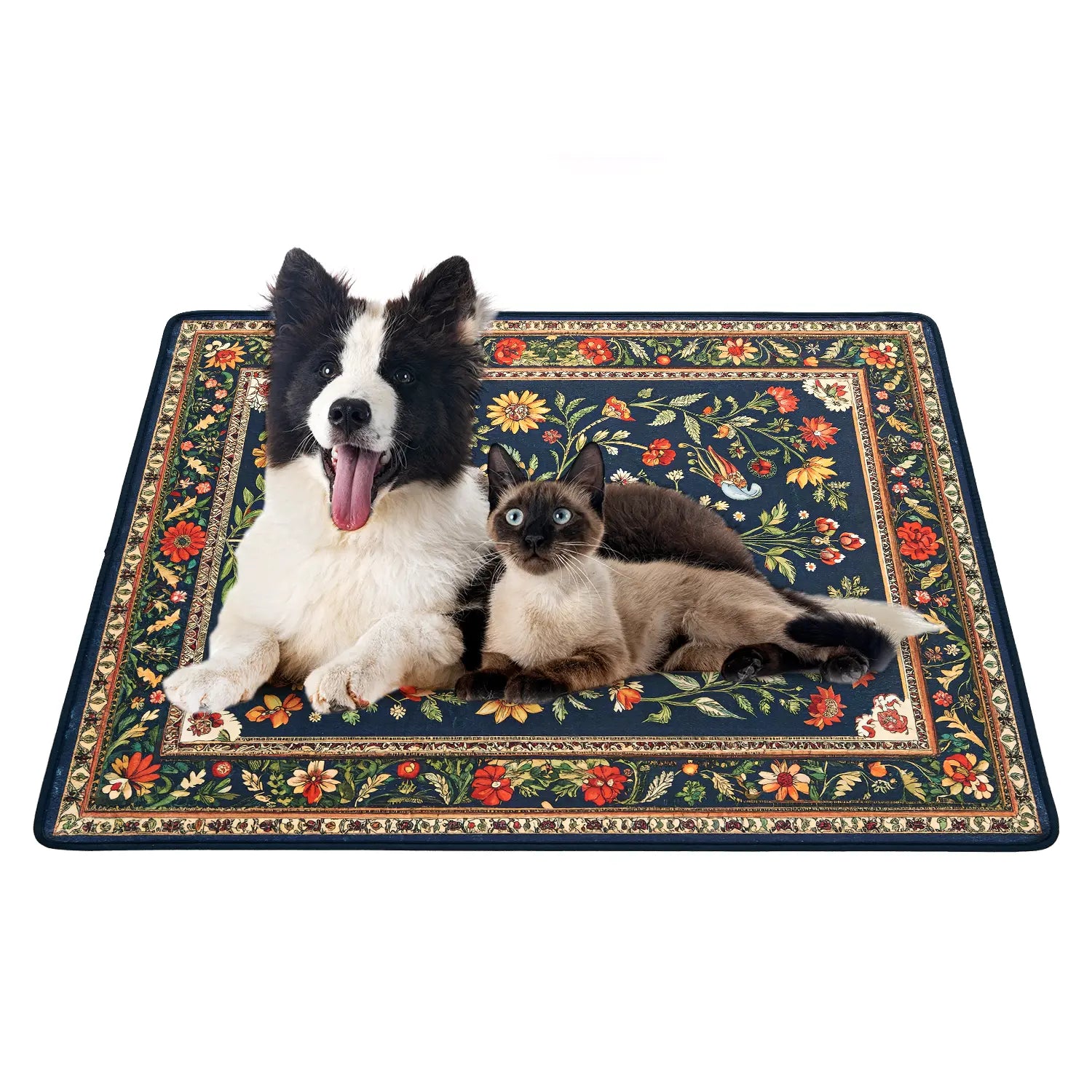 Qeils 36"X41" Washable Puppy Pee Pads | Super Absorbent, Waterproof & Reusable Non-Slip Training Mat for Floor/Crate Pet Supplies Poodle Dogs