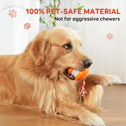 Interactive Dog Ball, Random Path Electric Automatic Moving and Rolling Dog Toy with Rope for Small Medium Large Dogs, Motion-Activated Dog Stimulation Toy for Boredom Relief