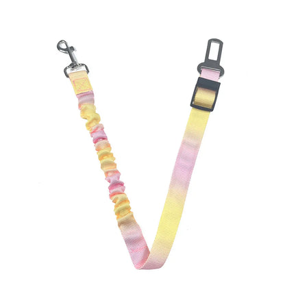 2 Packs Pet Dog Cat Seatbelts, Car Headrest Restraint Adjustable Safety Leads Vehicle Seatbelt Harness.Usa Stock Ships Tomorrow! (Cats Included)