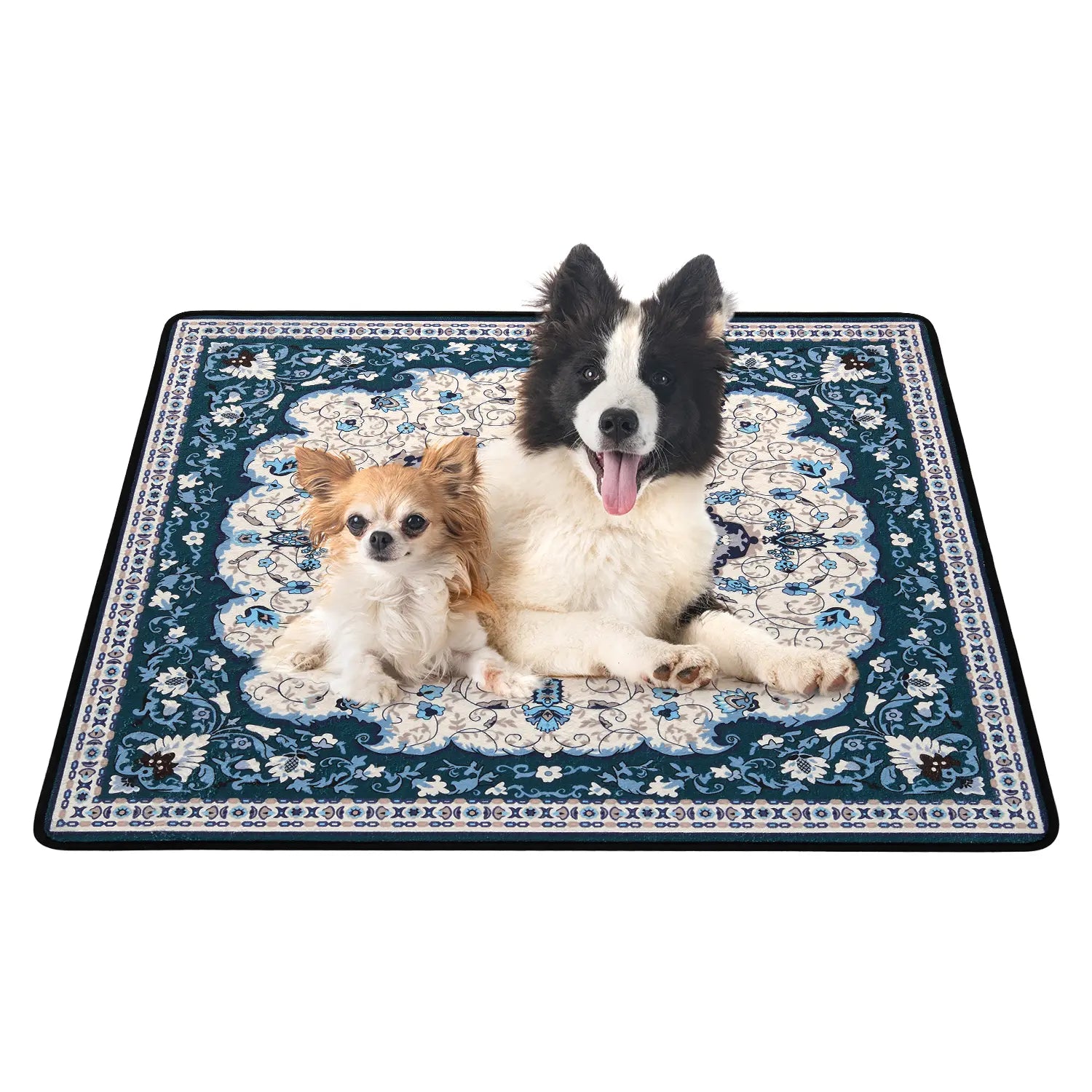 Qeils 36"X41" Washable Puppy Pee Pads | Super Absorbent, Waterproof & Reusable Non-Slip Training Mat for Floor/Crate Pet Supplies Poodle Dogs