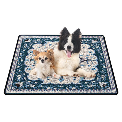Qeils 36"X41" Washable Puppy Pee Pads | Super Absorbent, Waterproof & Reusable Non-Slip Training Mat for Floor/Crate Pet Supplies Poodle Dogs