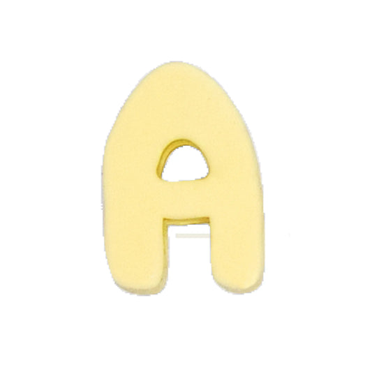 Silicone Dog Charms | Letters & Symbols for Personalized Dog Collars and Leashes - Butter Yellow
