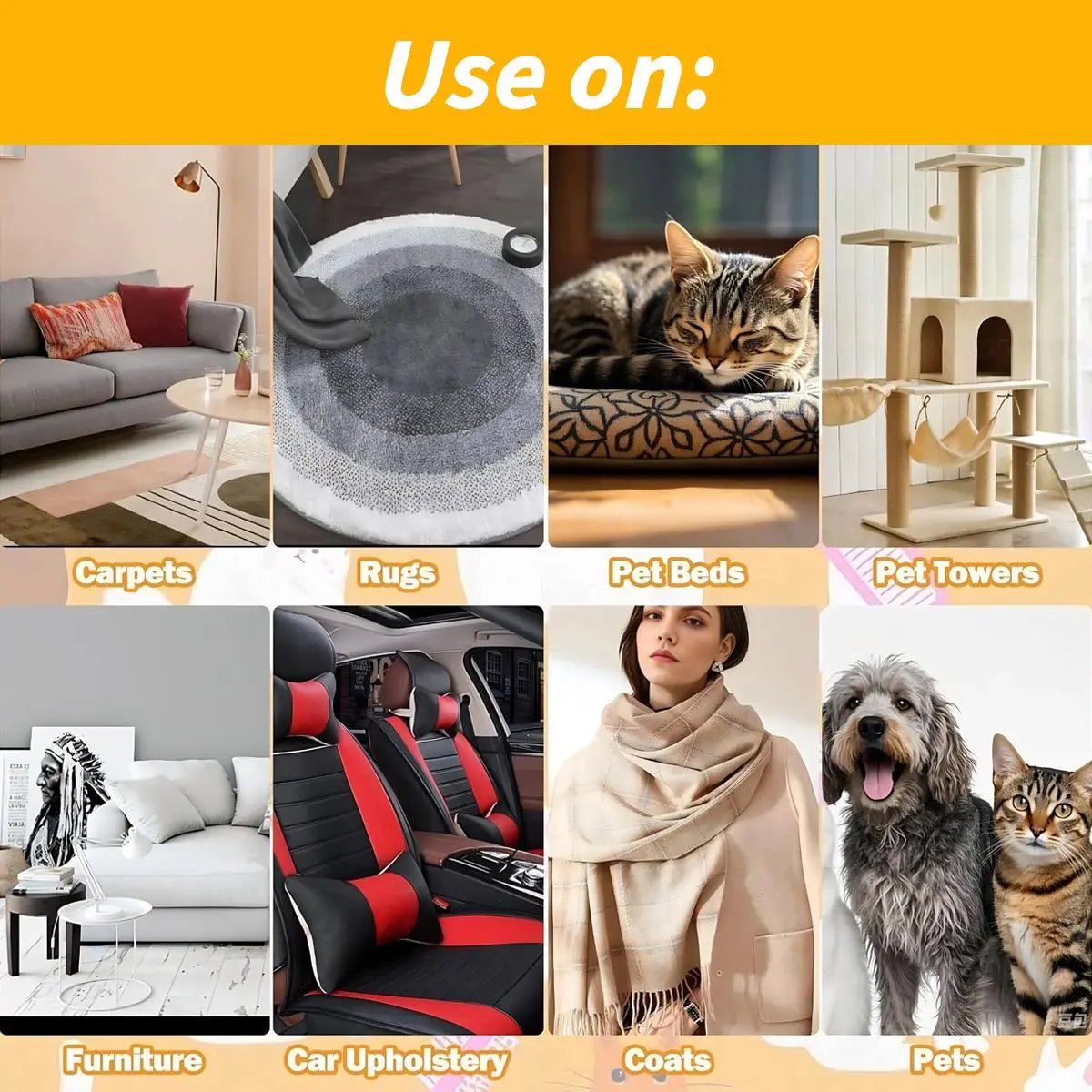 2026 Pet Double Sided Grooming Glove Reusable, Electrostatic Pet Hair Remover Gloves for Dog & Cat, Versatile Grooming Gloves for Washing, Deshedding, Grooming for Couch, Furniture, Carpet, Car Seat