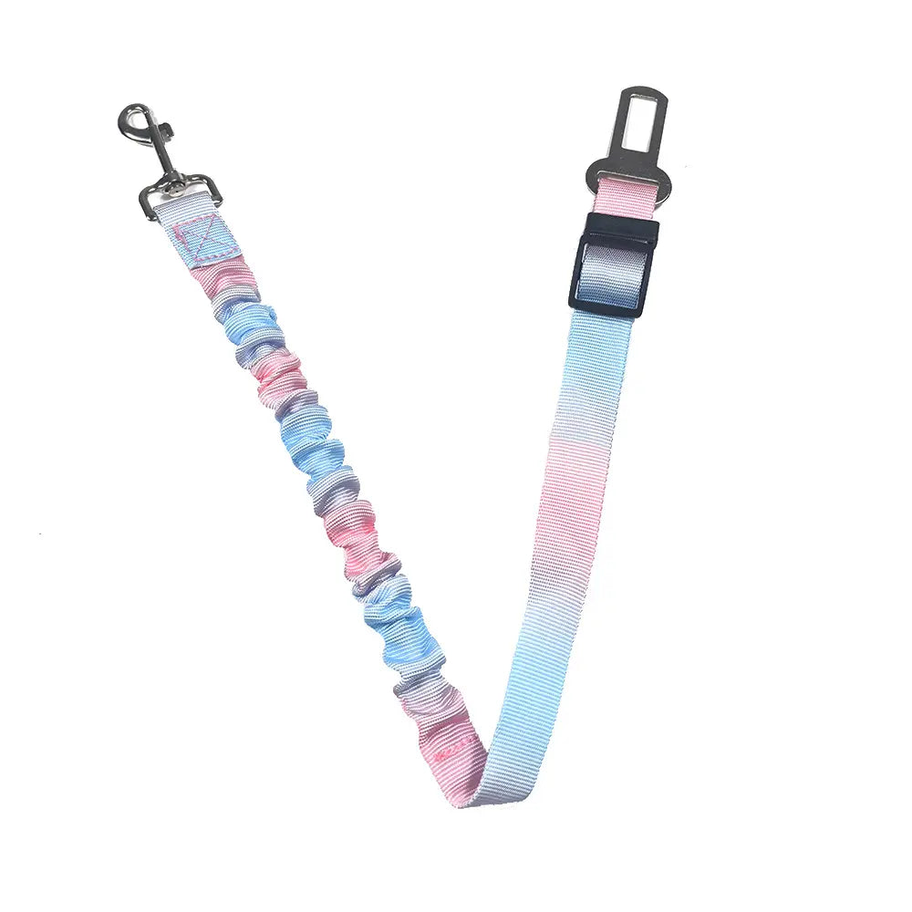 2 Packs Pet Dog Cat Seatbelts, Car Headrest Restraint Adjustable Safety Leads Vehicle Seatbelt Harness.Usa Stock Ships Tomorrow! (Cats Included)