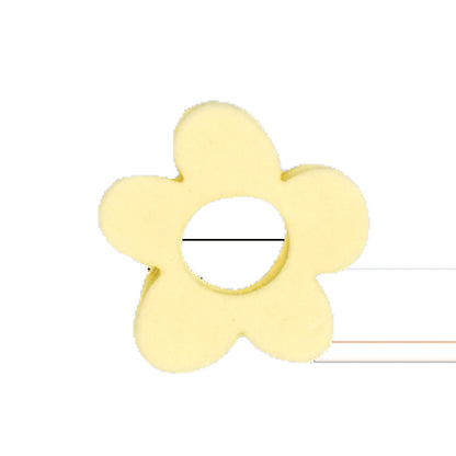 Silicone Dog Charms | Letters & Symbols for Personalized Dog Collars and Leashes - Butter Yellow