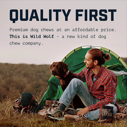 4-6” Peanut Butter Collagen Cheek Rolls (5 Pack) 100% Natural and Extra-Thick - Single-Ingredient - Long-Lasting for Big Dogs and Aggressive Chewers - Dog Treat Chews Dental Sticks