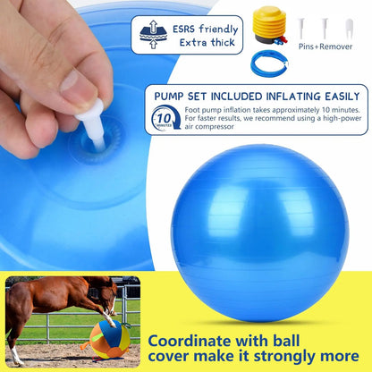 Pet Dog Toy Inflatable Ball Pattern, Interactive Pet Toy, Dog Training Play Ball, Durable Chew, Suitable for Large Medium Small Dogs