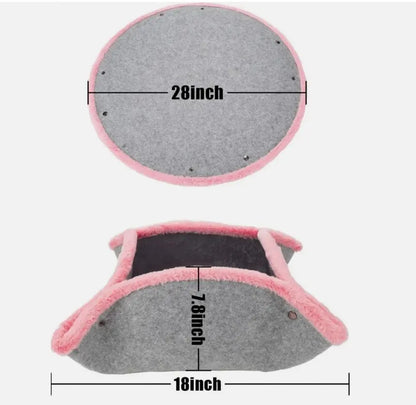 Cat Bed Creative Transformable Cat Cave Cat Mat for Indoor Cat Tent Cat Hut
