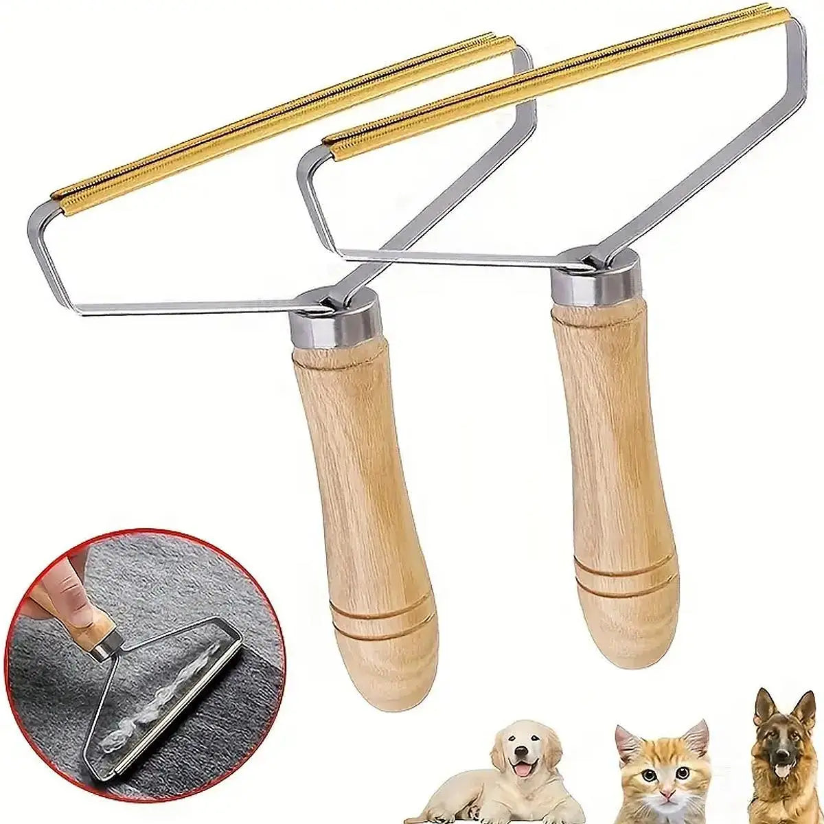 Pet Hair Removal Brush, Double-Sided Clothes Cleaning Brush, Furniture Cleaning Brush, Household Scraper for Carpets Blanket Felt Mat Pet Bed & Rug, Valentine'S Day Gift