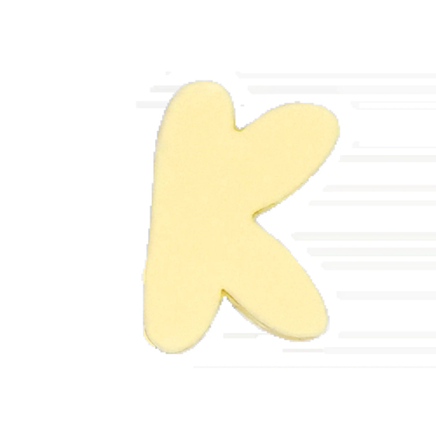 Silicone Dog Charms | Letters & Symbols for Personalized Dog Collars and Leashes - Butter Yellow