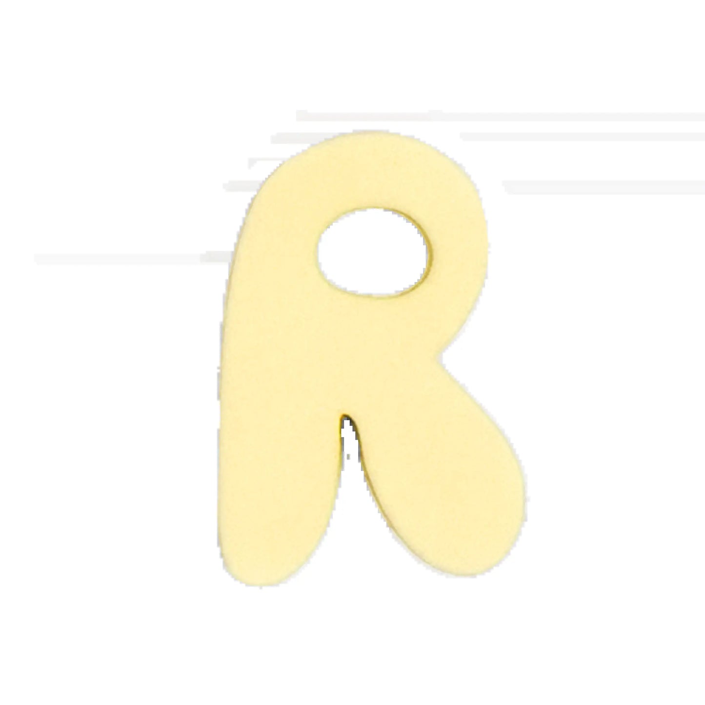 Silicone Dog Charms | Letters & Symbols for Personalized Dog Collars and Leashes - Butter Yellow