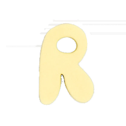 Silicone Dog Charms | Letters & Symbols for Personalized Dog Collars and Leashes - Butter Yellow