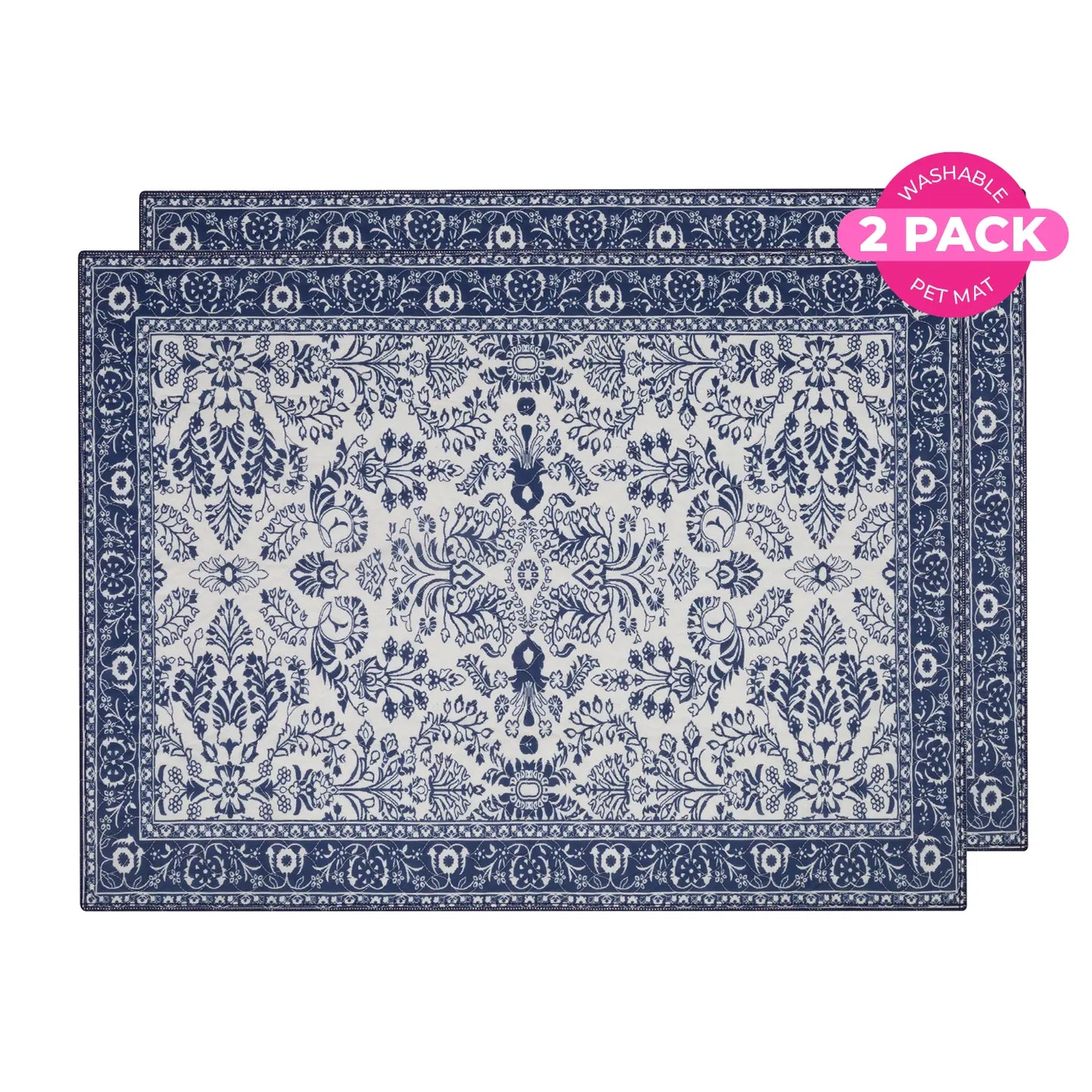 Lovewag Washable Dog Pads Pack of 2, Eco-Friendly and Leak-Proof Design, Multi Design Option: Caramel Creme, Willow Weave, Honey Harvest, Grey Drift , 16" X 24" & 36" X 48"& 24.5" X 24.5"