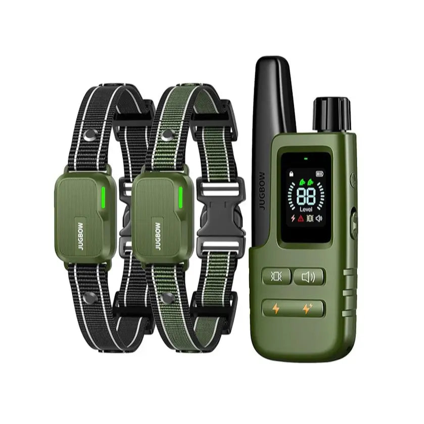 JUGBOW Dog Training Collar 4500FT Dog Training Behavior Aid, Remote IPX8 Waterproof with 4 Training Modes, Outdoor Rechargeable E-Collar DT61 #Summervibes #Petlovers
