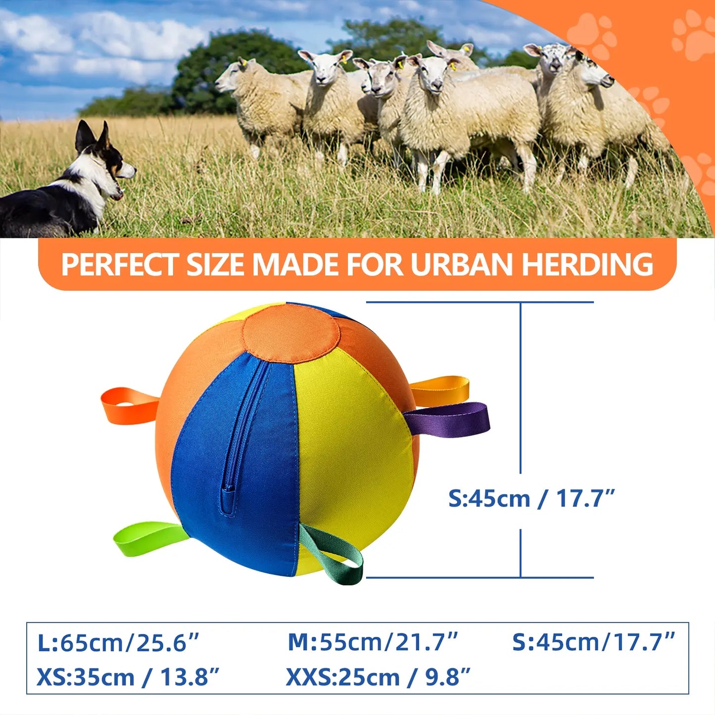 Pet Dog Toy Inflatable Ball Pattern, Interactive Pet Toy, Dog Training Play Ball, Durable Chew, Suitable for Large Medium Small Dogs