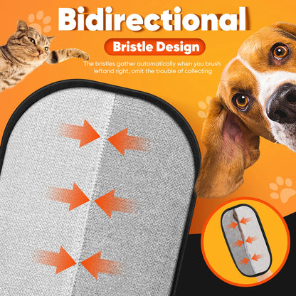 Upgrade Pet Hair Remover Electrostatic Gloves-1Pcs，Reusable Pet Hair Removal Glove for Cats & Dogs, Premium Cat & Dog Hair Remover Mitt for Couch Furniture Carpet Car Seat