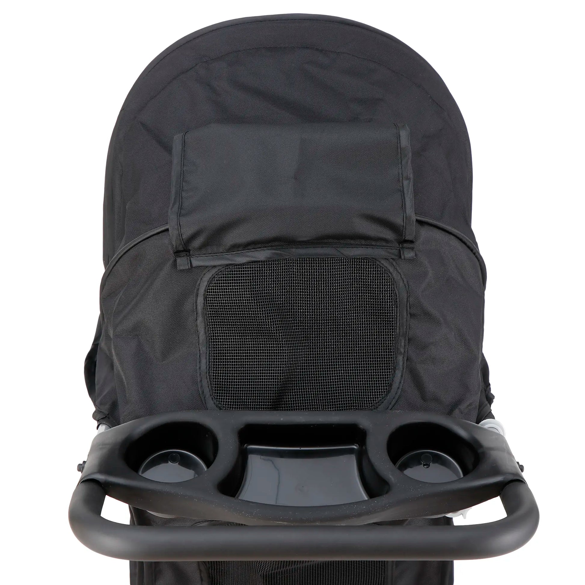Segawe Foldable Dog Stroller - Pet Travel Carriage with Detachable Animal Carrier, Cart and Tray, Black,Summervibes