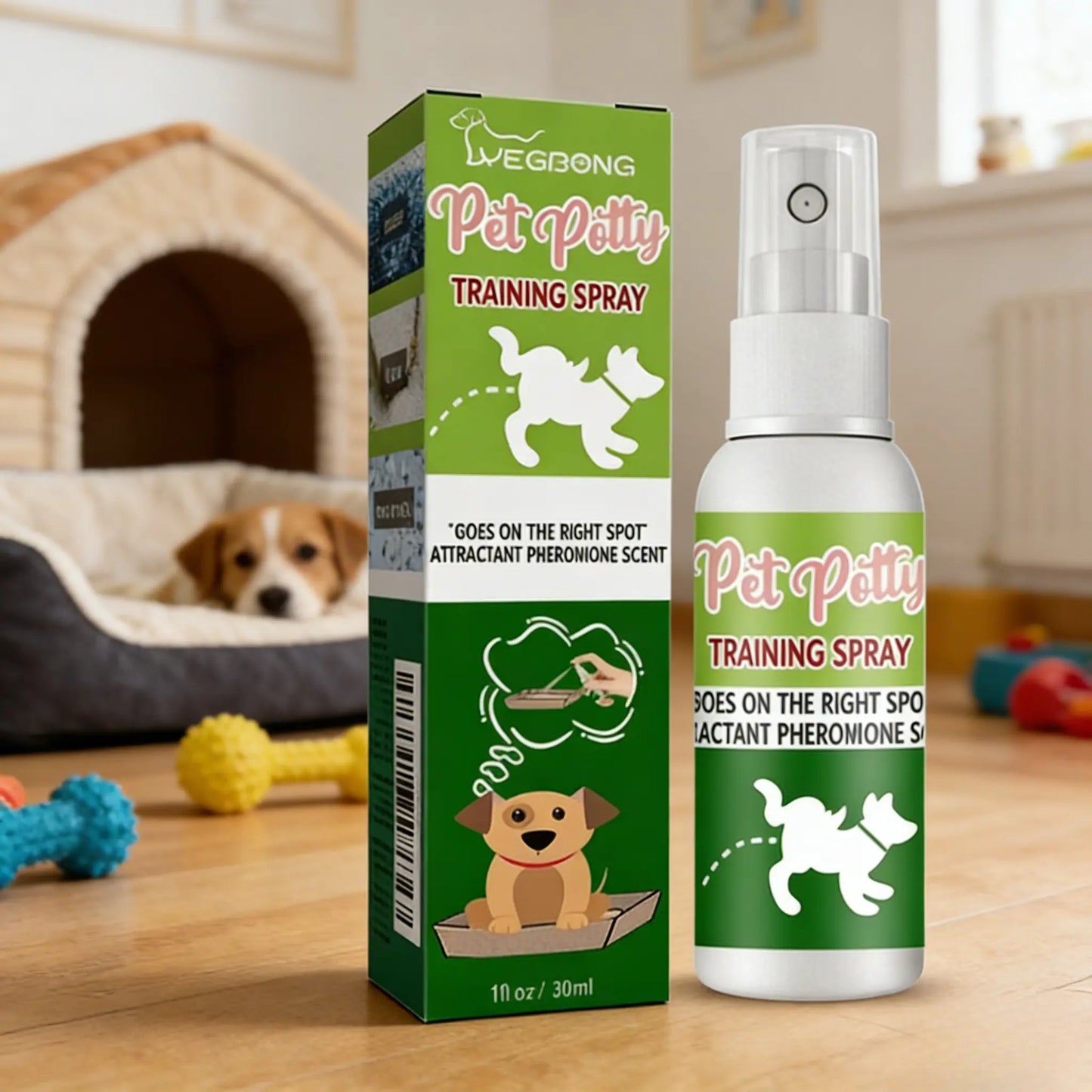 Pet Defecation Inducer Cat and Dog Toilet Supplies Toilet Training Systemlitter Pellets, Spray, Litter Tray, Litter Box, Removal