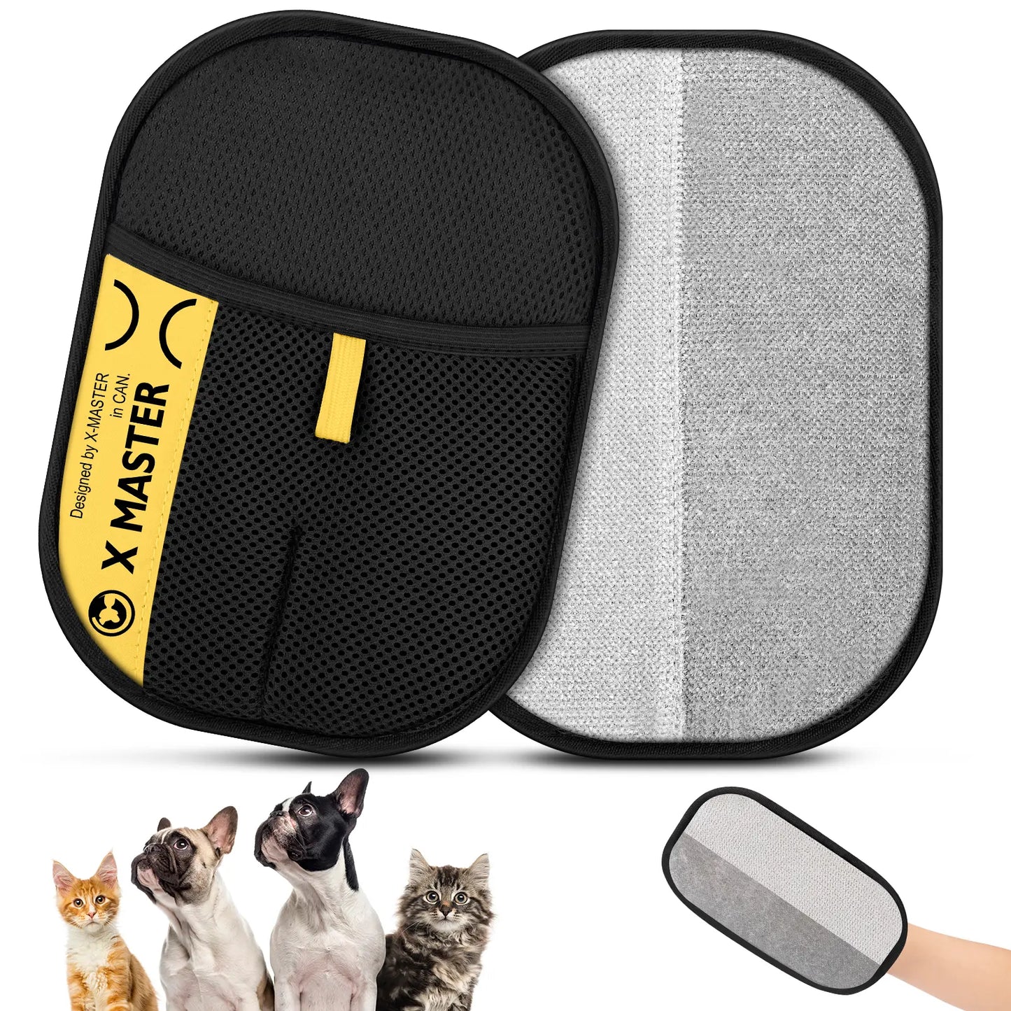 Upgrade Pet Hair Remover Electrostatic Gloves-1Pcs，Reusable Pet Hair Removal Glove for Cats & Dogs, Premium Cat & Dog Hair Remover Mitt for Couch Furniture Carpet Car Seat