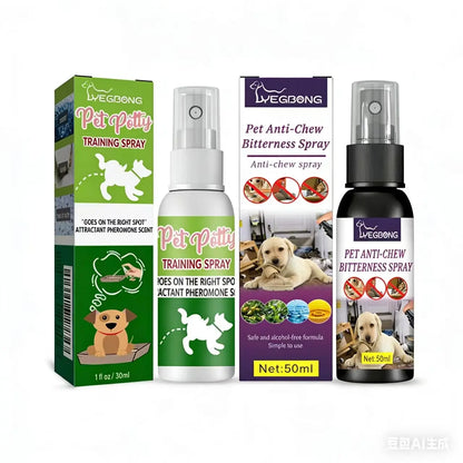 Pet Defecation Inducer Cat and Dog Toilet Supplies Toilet Training Systemlitter Pellets, Spray, Litter Tray, Litter Box, Removal