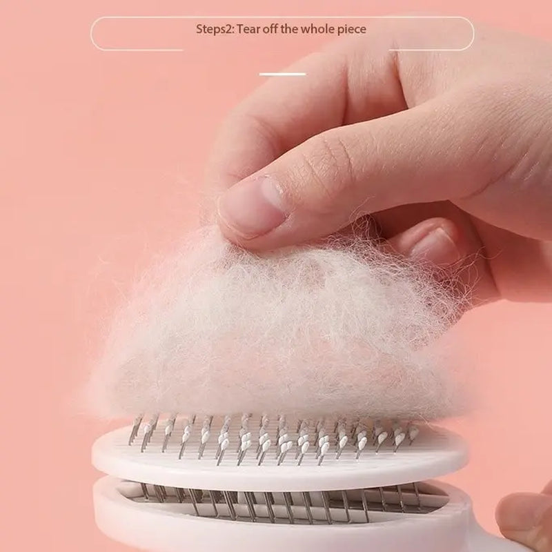 2025 NEW YEAR DEAL Pet Grooming Brush, Self-Cleaning , De-Shedding, Hair Removal, Pet Beauty Brush.